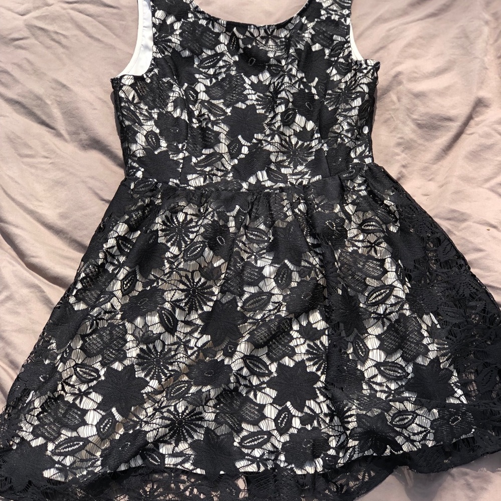 Ark & Co Black lace overlay Dress